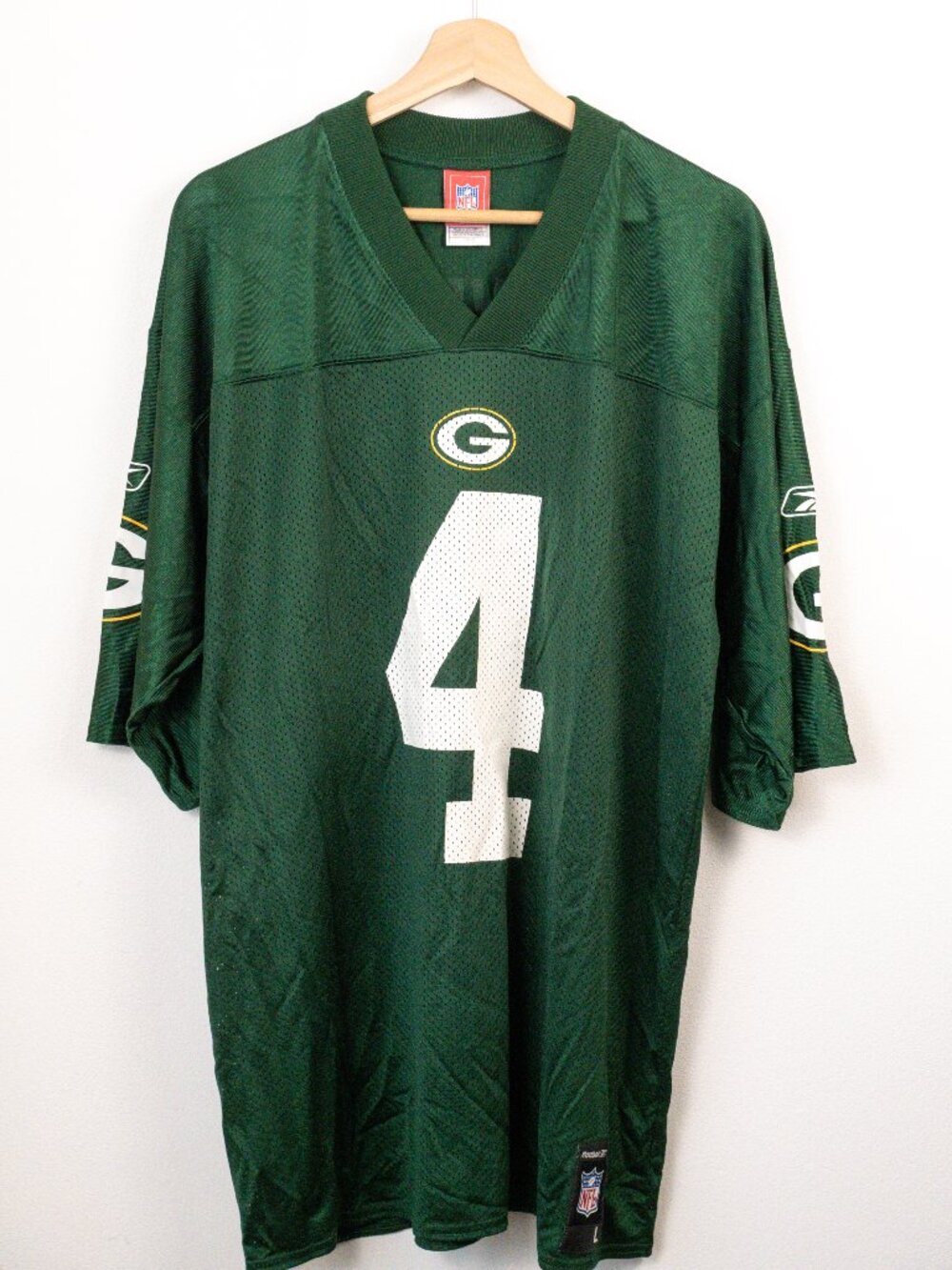 Green Bay Packers Brett Favre #4 NFL Football Jersey Green
